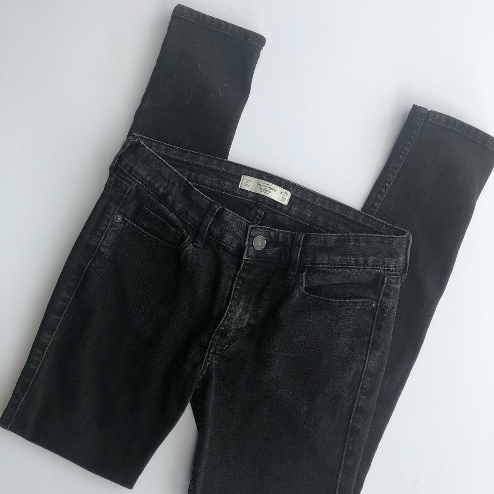 Abercrombie & Fitch Women's Skinny Black Jeans
